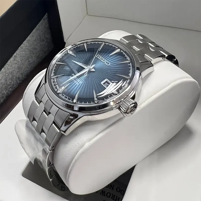 Seiko Presage Cocktail Time Blue Dial Men's Watch- SRPB41J1